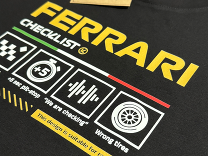 Camiseta Classic 'Checklist' - Motorsport