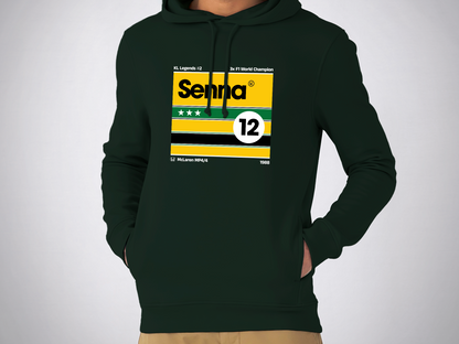 Hoodie Classic 'Senna 1988' - Motorsport