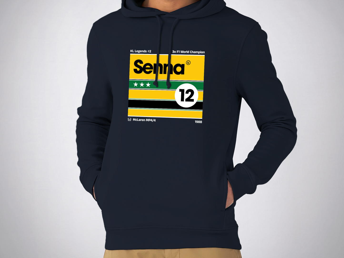 Hoodie Classic 'Senna 1988' - Motorsport