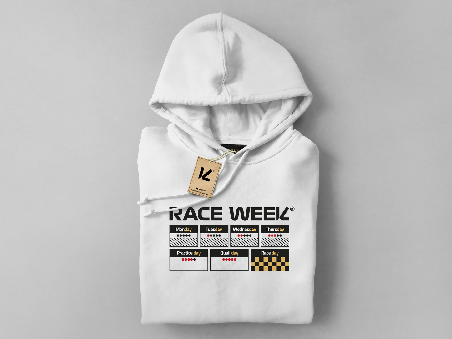 Hoodie Classic 'Week plan' - Motorsport