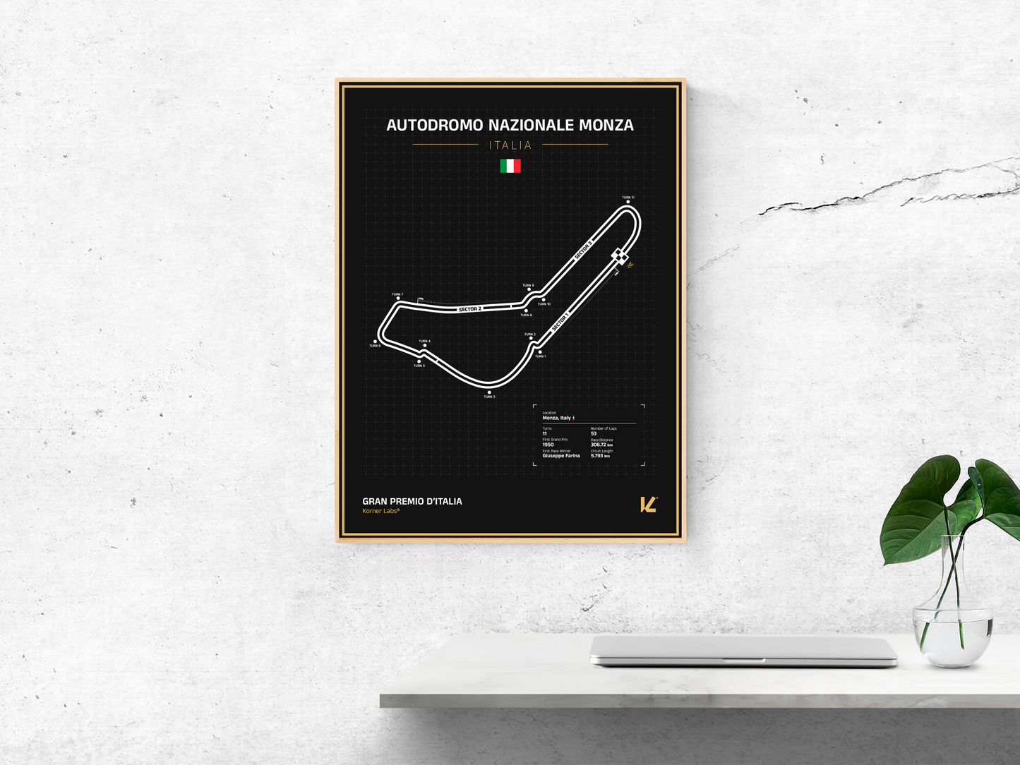 Póster 'Gran Premio d'Italia' - Motorsport