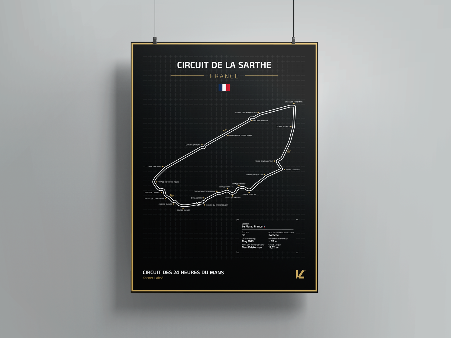 Póster 'La Sarthe: 24h de Le Mans' - Motorsport